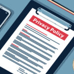 Privacy Policy – Beauteous Vector Halftone Isometric Illustration.